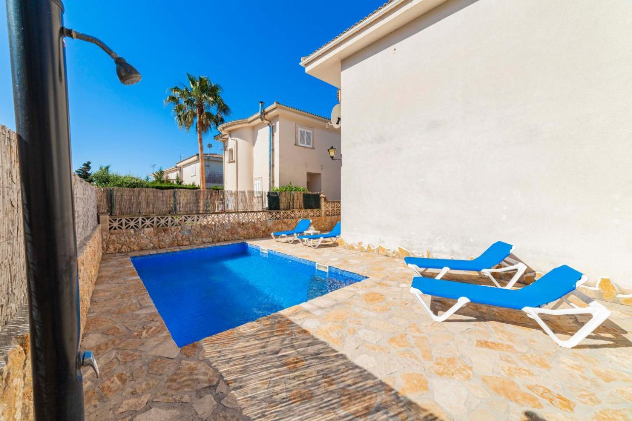 Benestar Pool And Beach In Platja De Muro Villa Eksteriør bilde